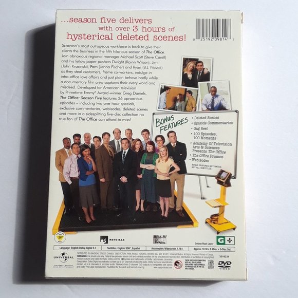 The Office - Season Five (DVD, 2009, ) - Picture 2 of 5